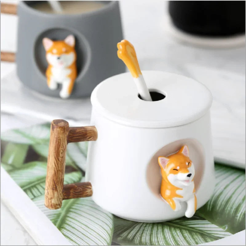 Cute 3D Shiba Inu Quality Mug
