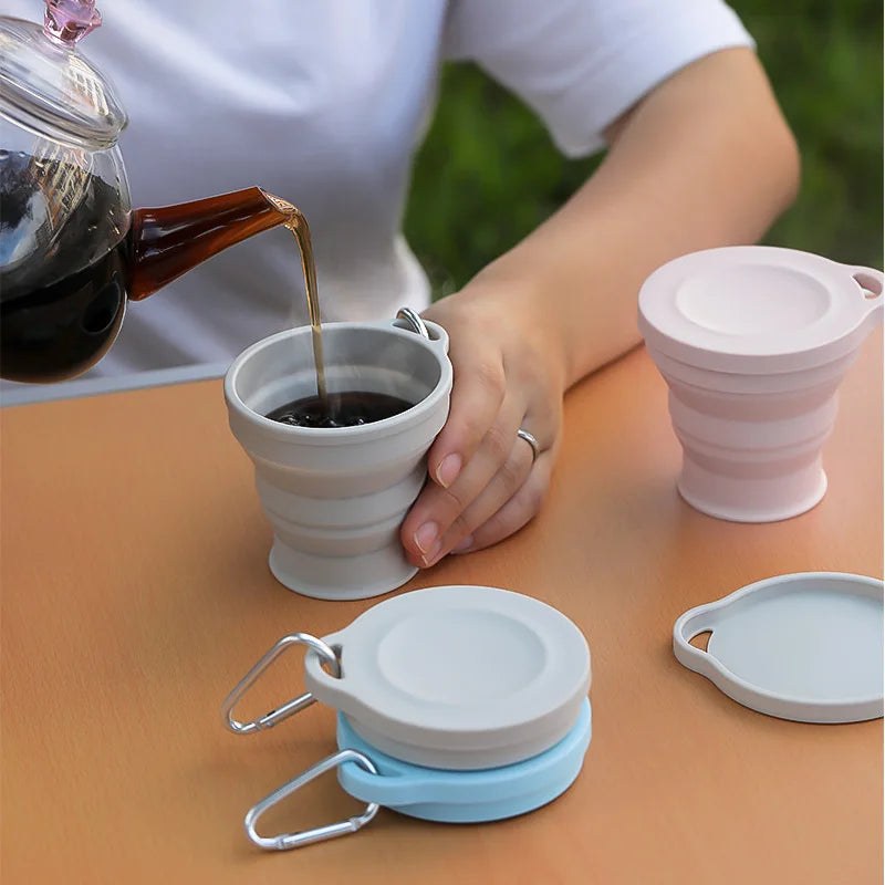 Portable Silicone Pop up Cup