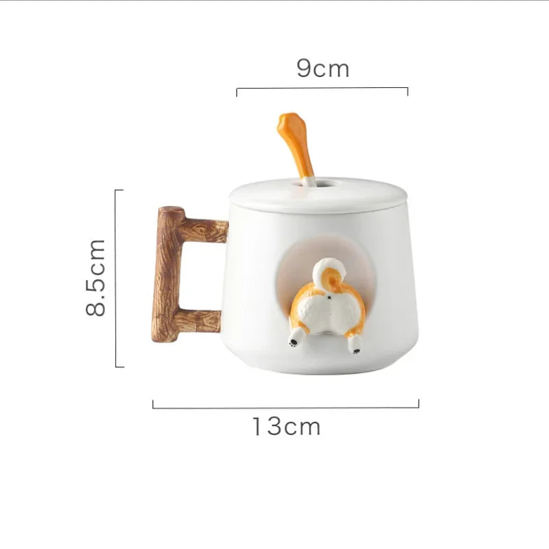 Cute 3D Shiba Inu Quality Mug