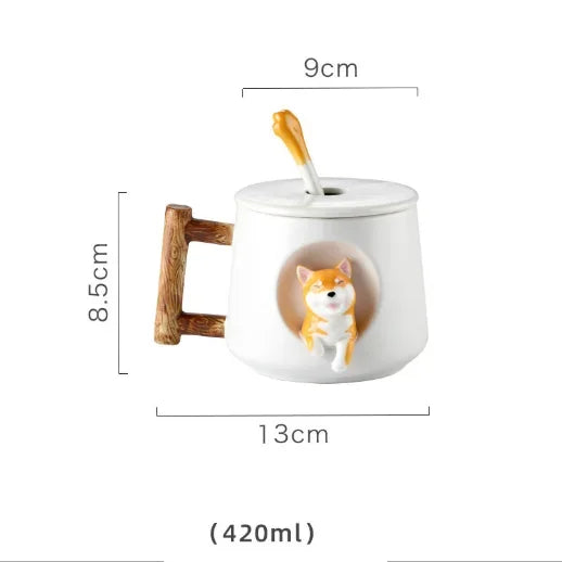 Cute 3D Shiba Inu Quality Mug