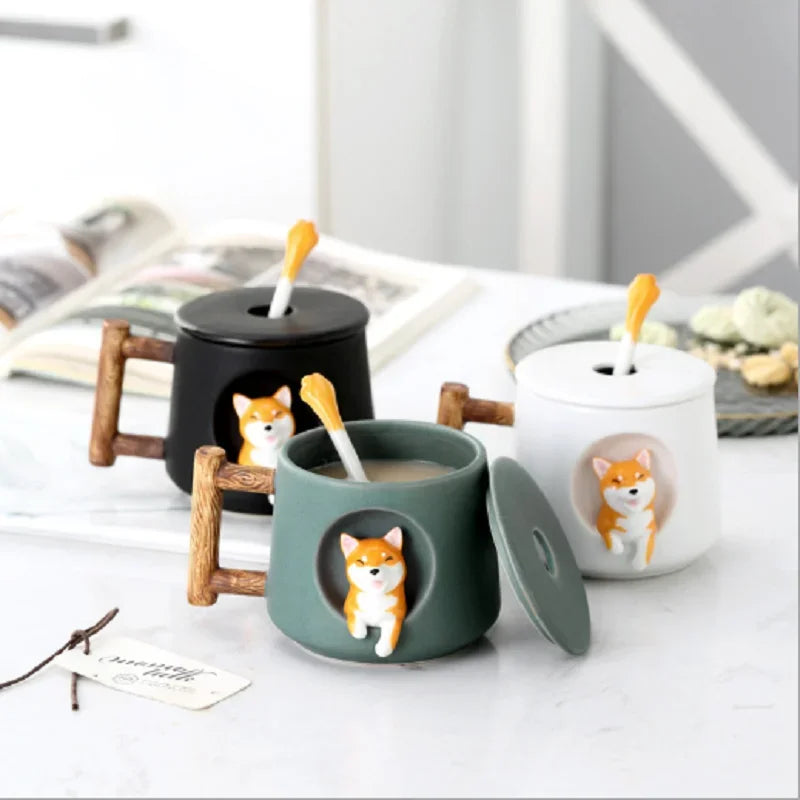Cute 3D Shiba Inu Quality Mug